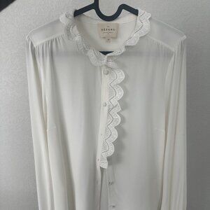 Sezane Chlo Shirt - White